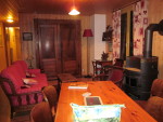 Le salon du chalet o nous avons dormi