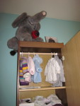 La penderie que papa a installe dans mon armoire
